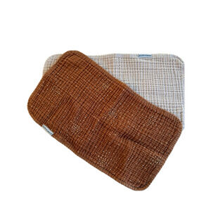 Unisex Baby Parachute Burp Cloth One Size Brown Beige